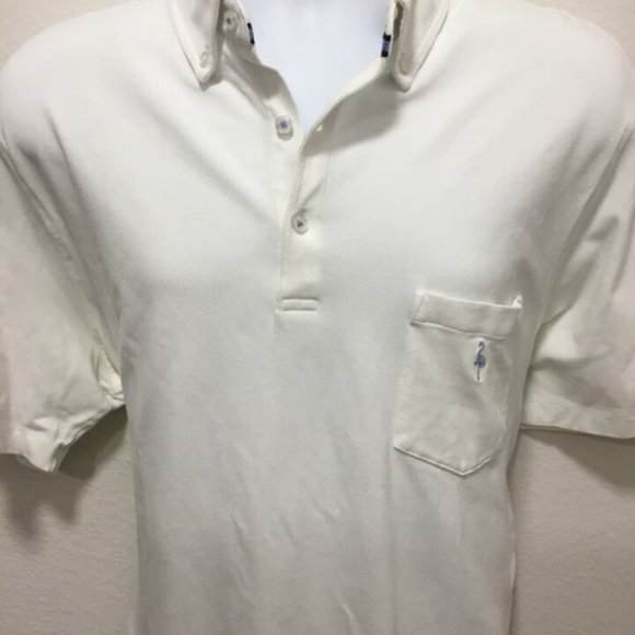 Tailorbyrd Collection White Polo Collared Large Men’s Cotton / Spandex Soft XL - Picture 6 of 6